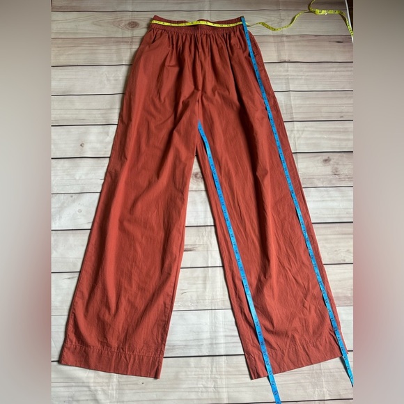 S/W/F Smocked wide Leg pants woman’s High Rise silhouette Relaxed Cruiser small - Picture 4 of 7